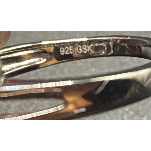 March Birthstone Aquamarine Ring Sz 8 Gem Stone King GSK Sterling Silver Lab - Picture 6 of 9